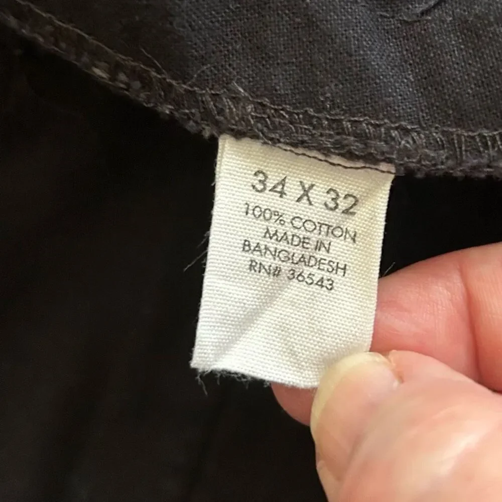 Calvin Klein Garment Wash Check Light Pants 34